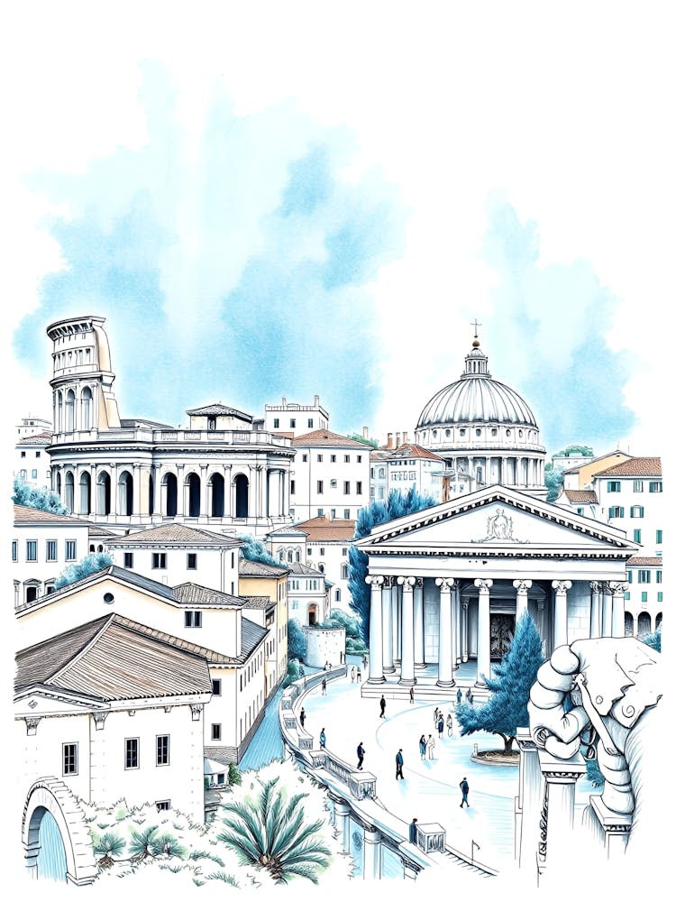 Rome Cityscape 1
