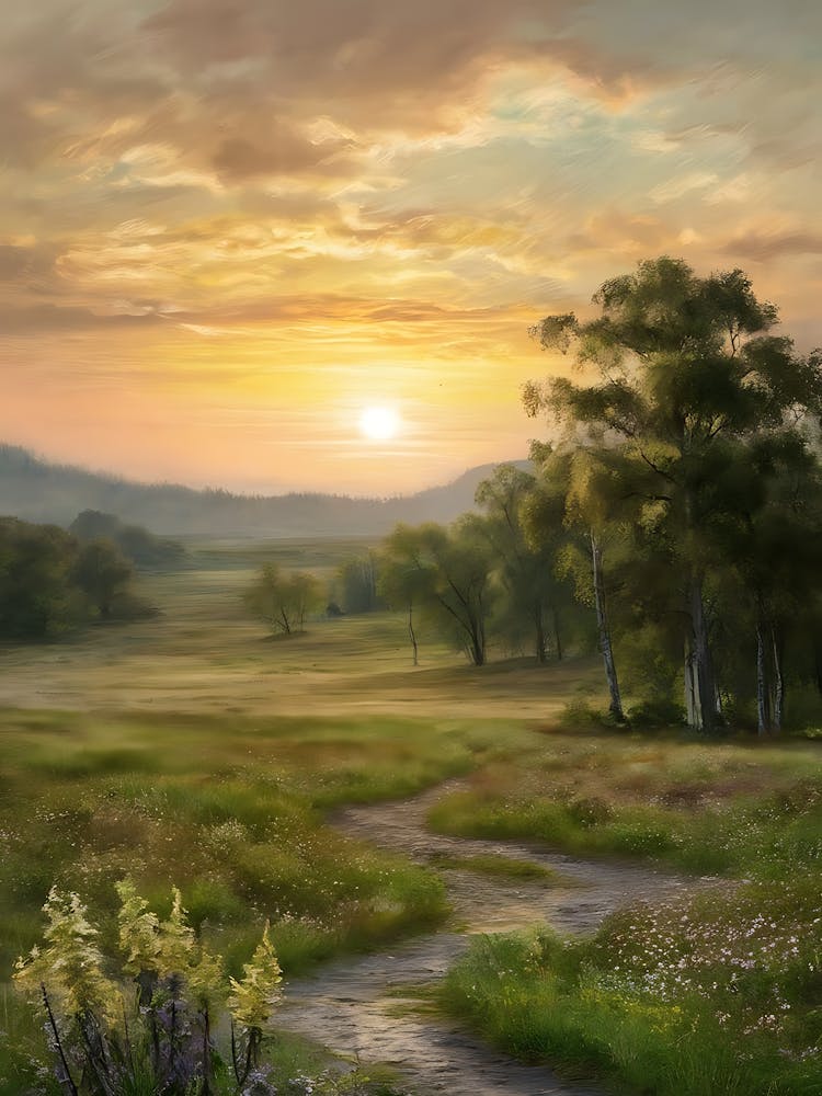 Sunset In The Meadow 4