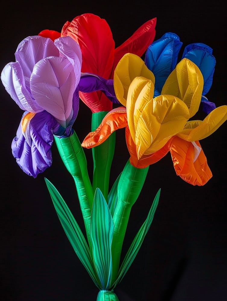 Bright Inflatable Flowers Iris 1
