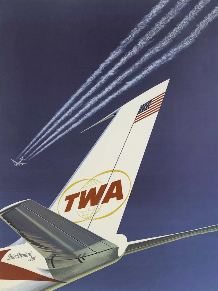 Twa Star Stream Jet 1960