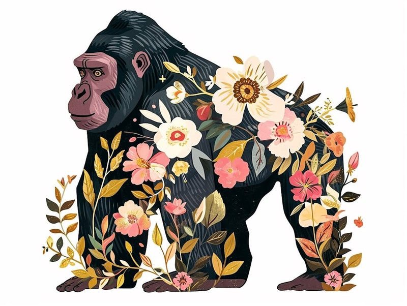 Little Floral Gorilla 1