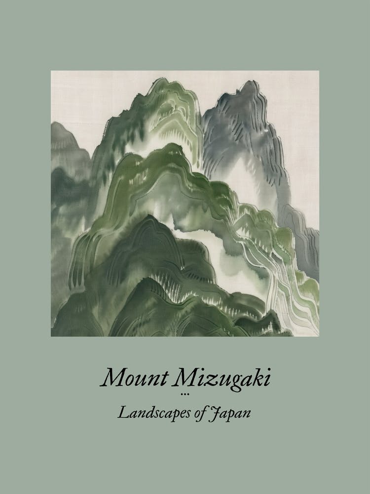 Landscapes Of Japan Mount Mizugaki 56