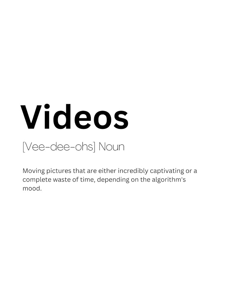 Videos Definition Meaning