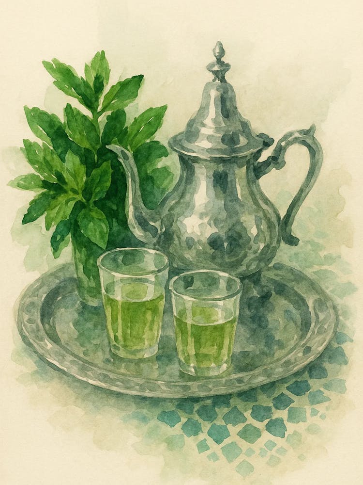 Teapot And Teacups