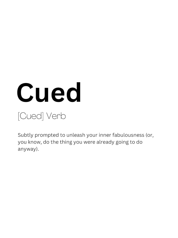 Cued Definition Meaning 1