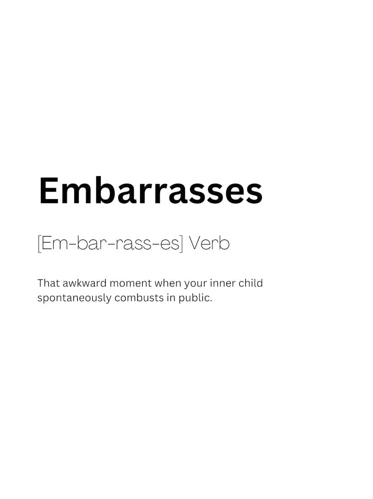 Embarrasses Definition Meaning 1