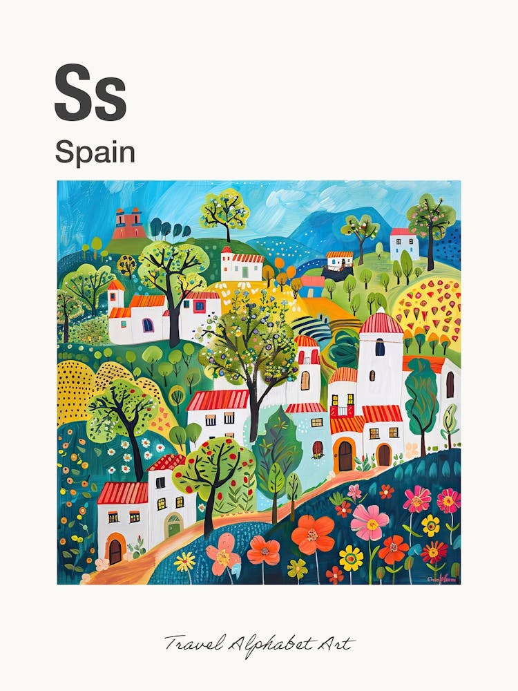 Kids Travel Alphabet  Spain 2