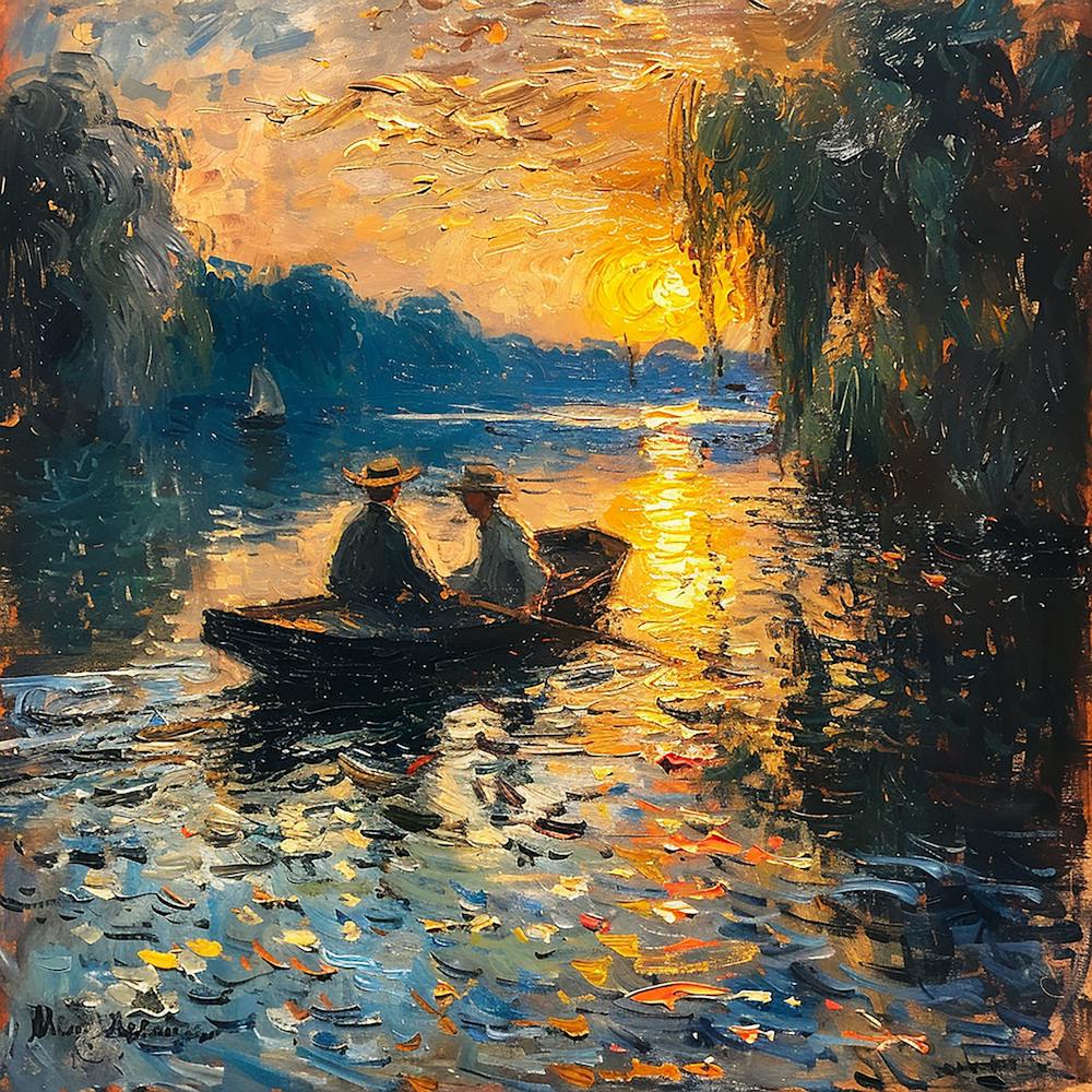 Claude Monet - Sunset