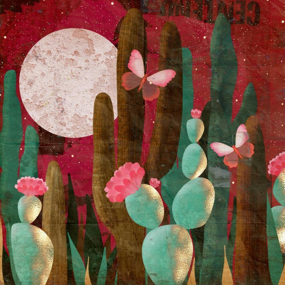 Desert Magic Moon Square