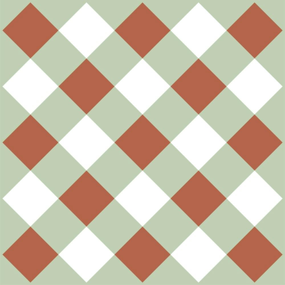 Retro Geometric Woven
