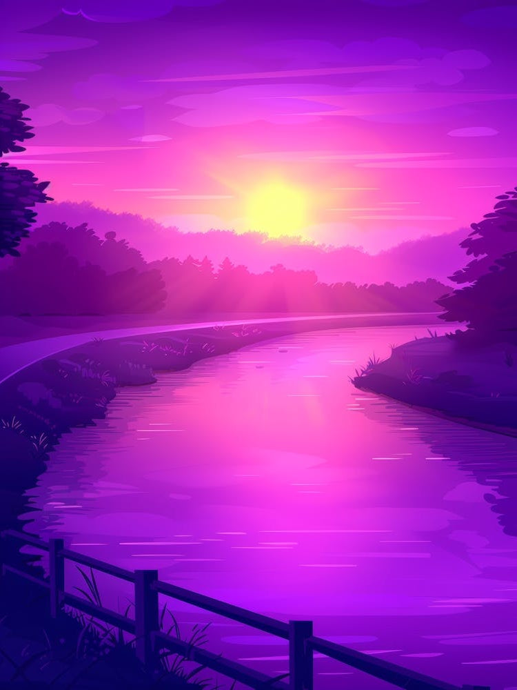 Sunset In The Forest 11