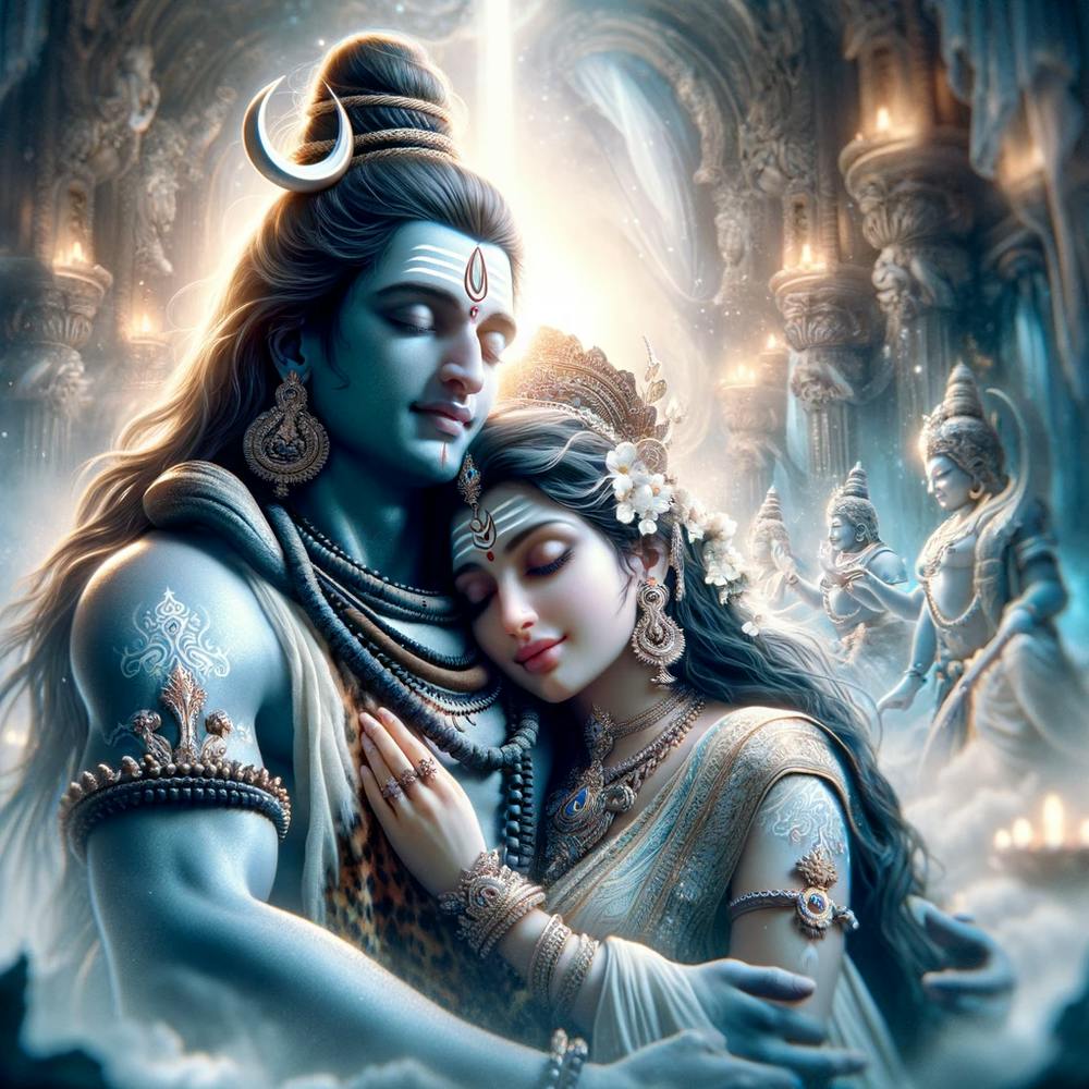 Lord Shiva And Mata Parvati
