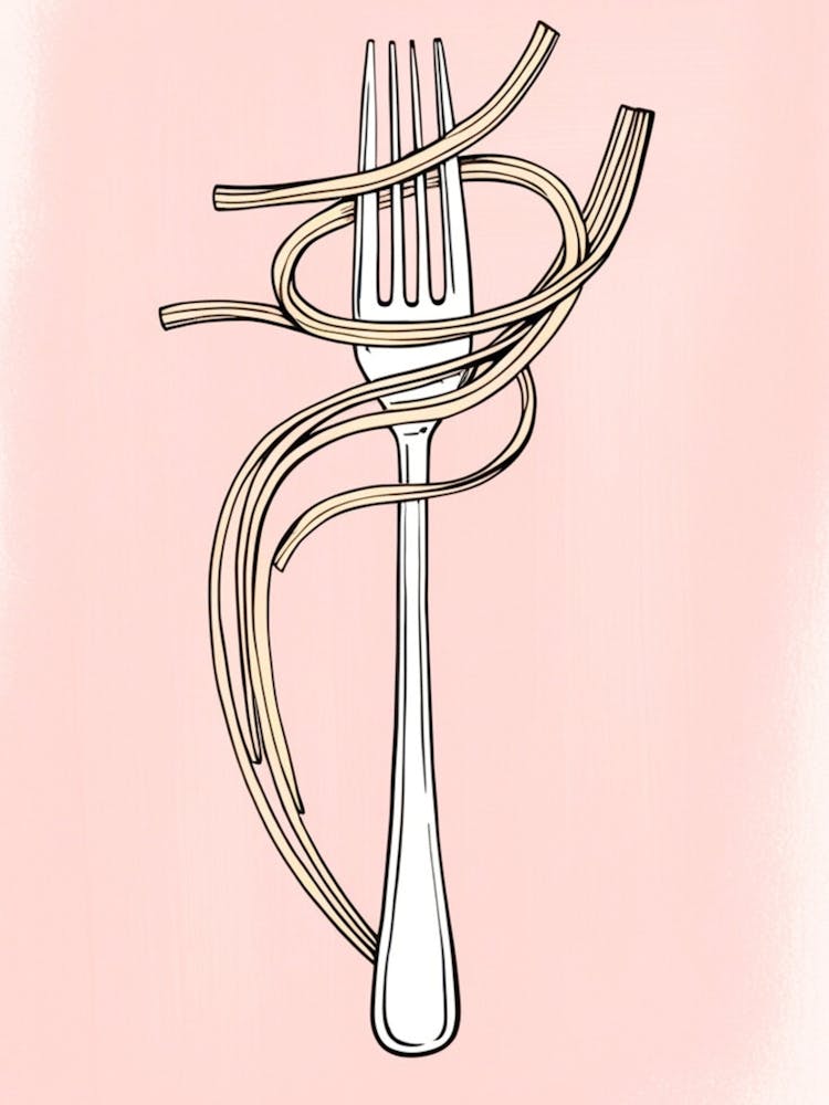 Fork And Spaghetti
