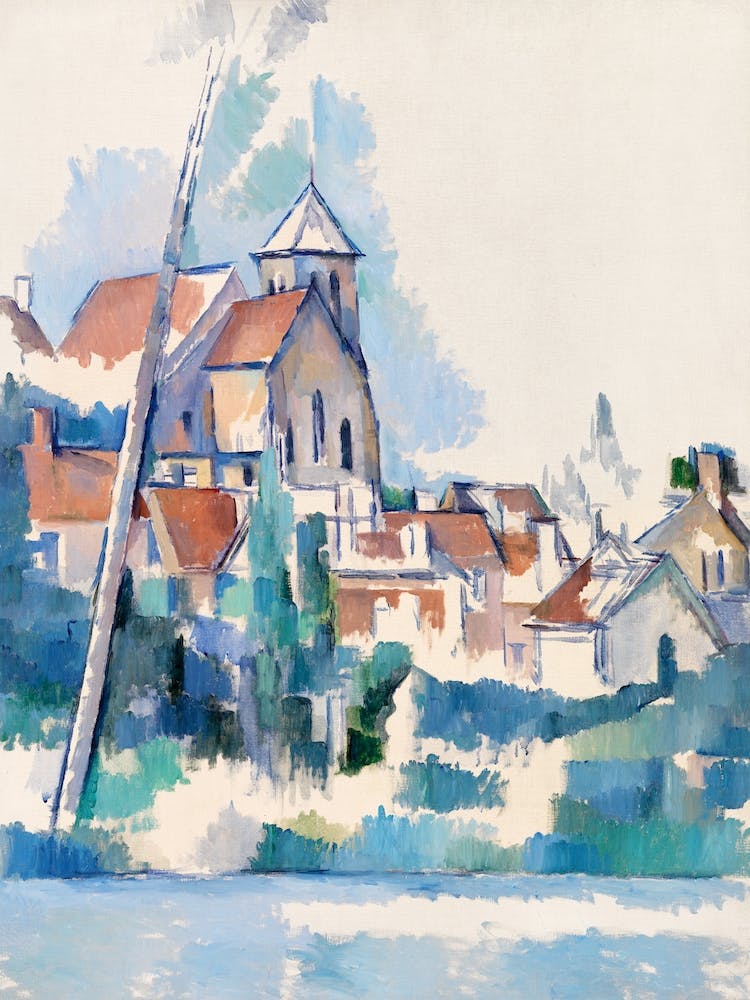 Church At Montigny Sur Loing, Paul Cézanne