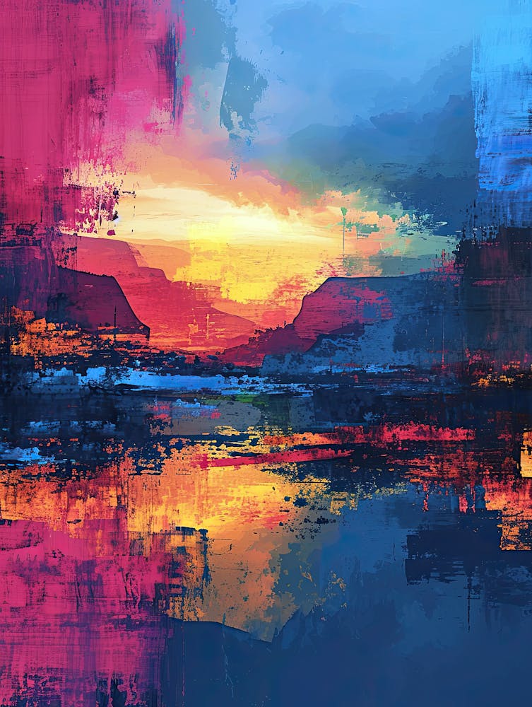 Sunset Canvas | Pixel Art Series 1