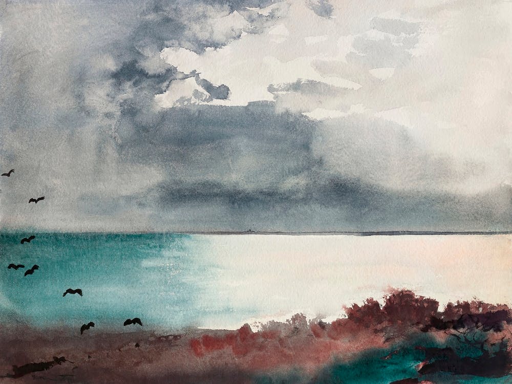 Breaking Storm, Coast Of Maine (1894), Winslow Homer