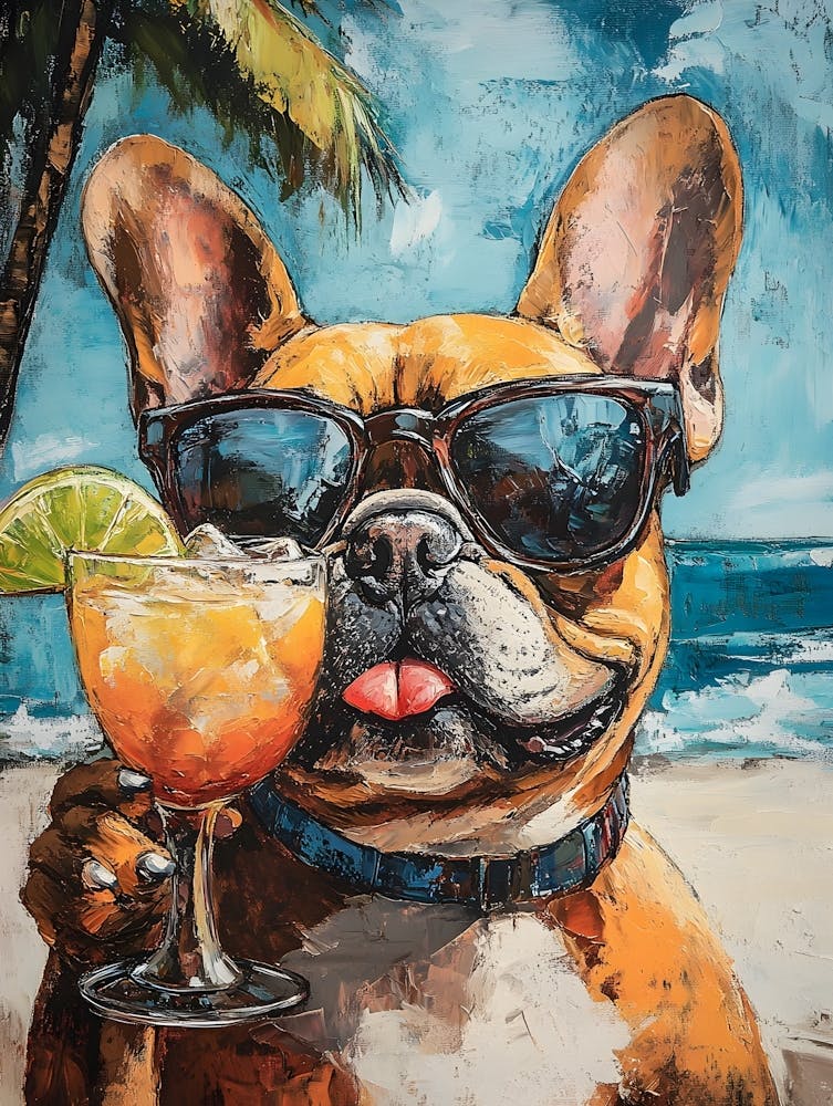 Whimsical Frenchies At The Bar 31