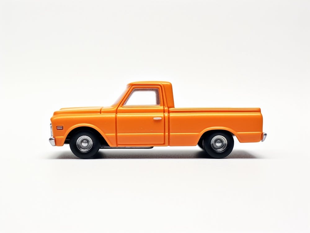 Spielzeugauto 67 Chevy C10 Orange