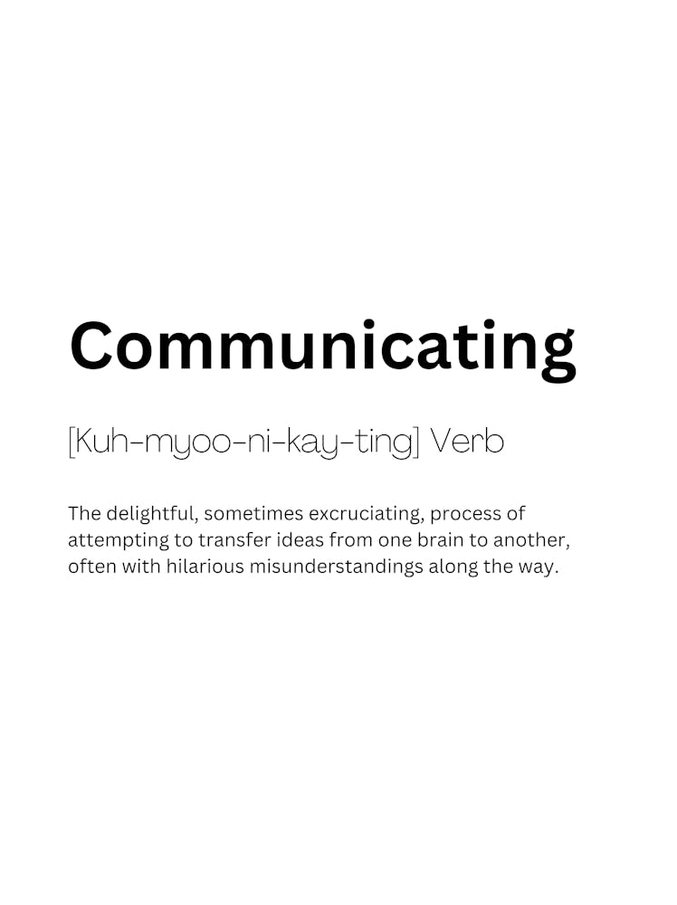 Communicating Definition Meaning