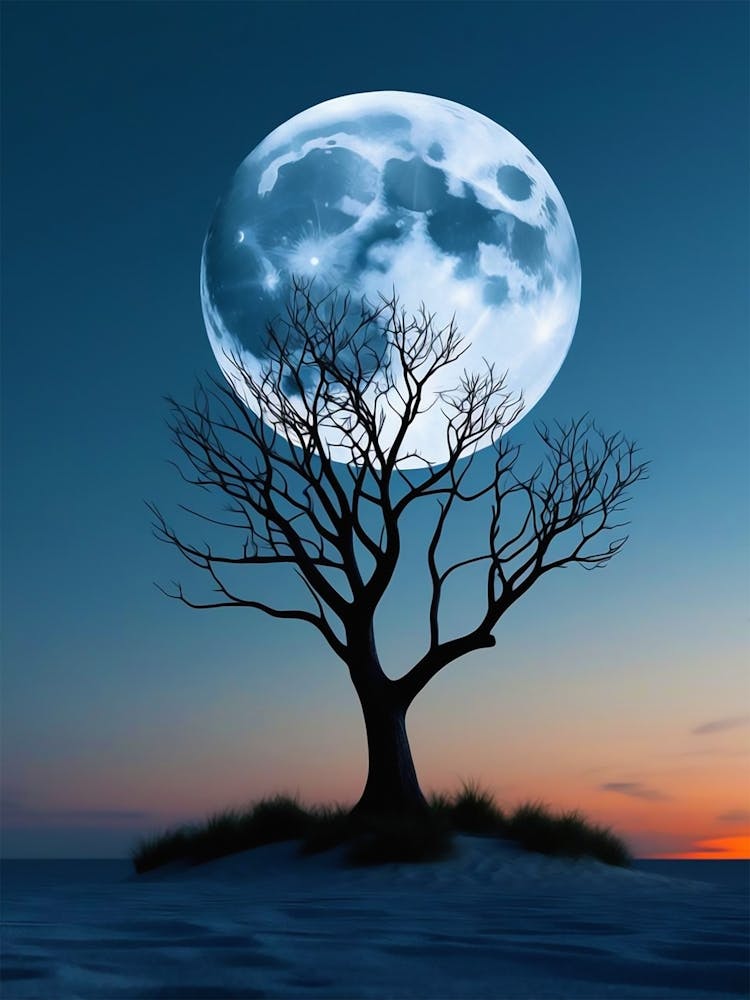 Full Moon In The Sky