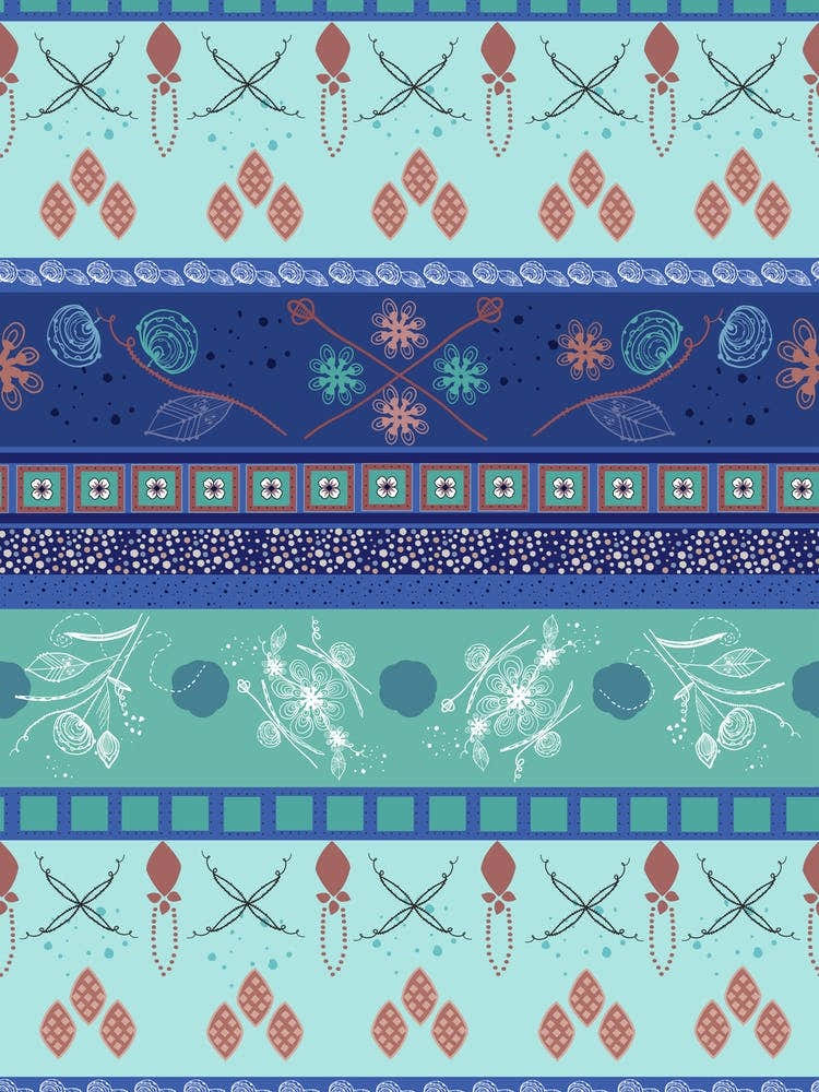 Decorative Border Flowers