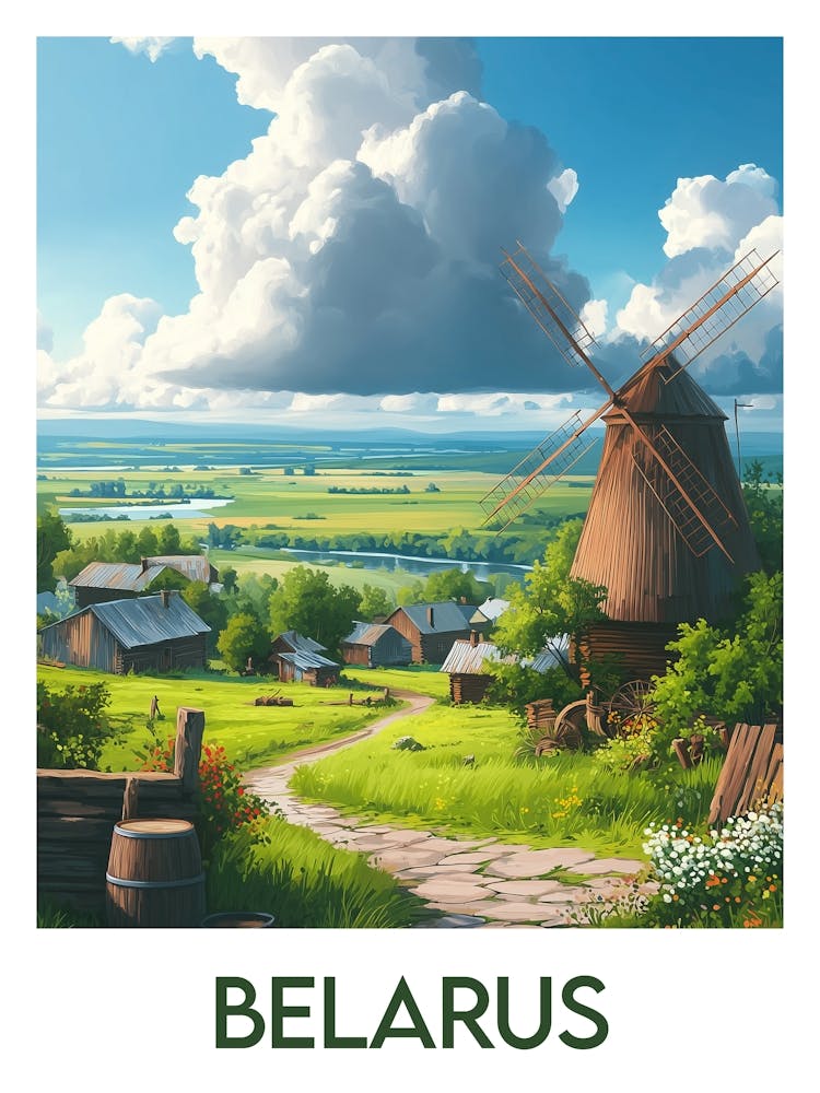 Affiche de voyage Belarus