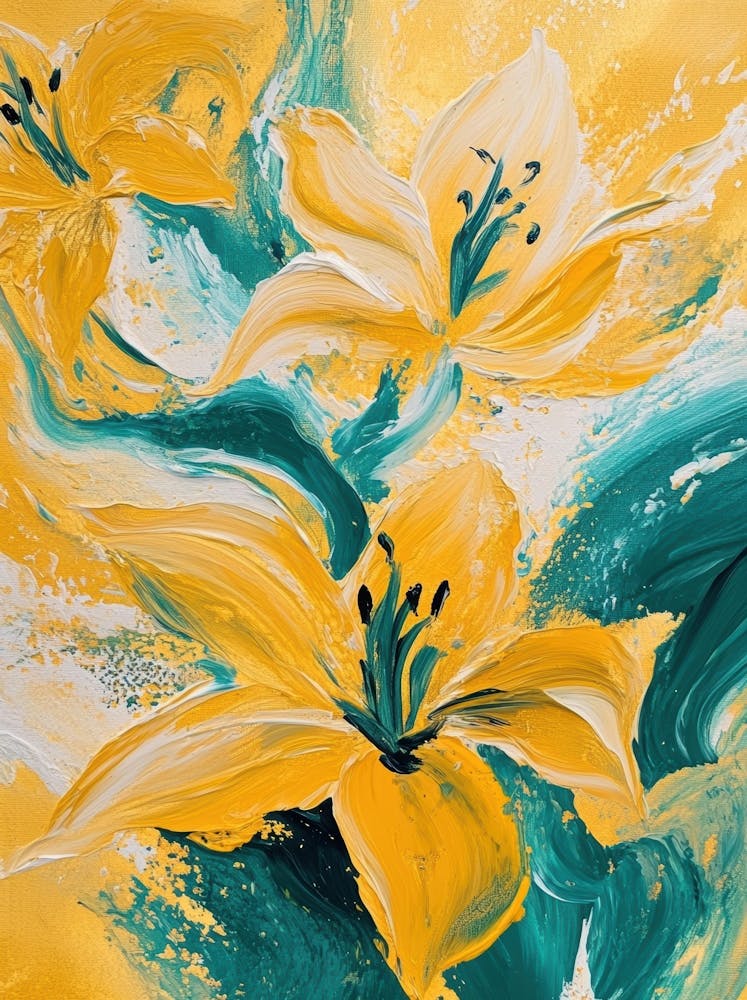Yellow Lilies 5