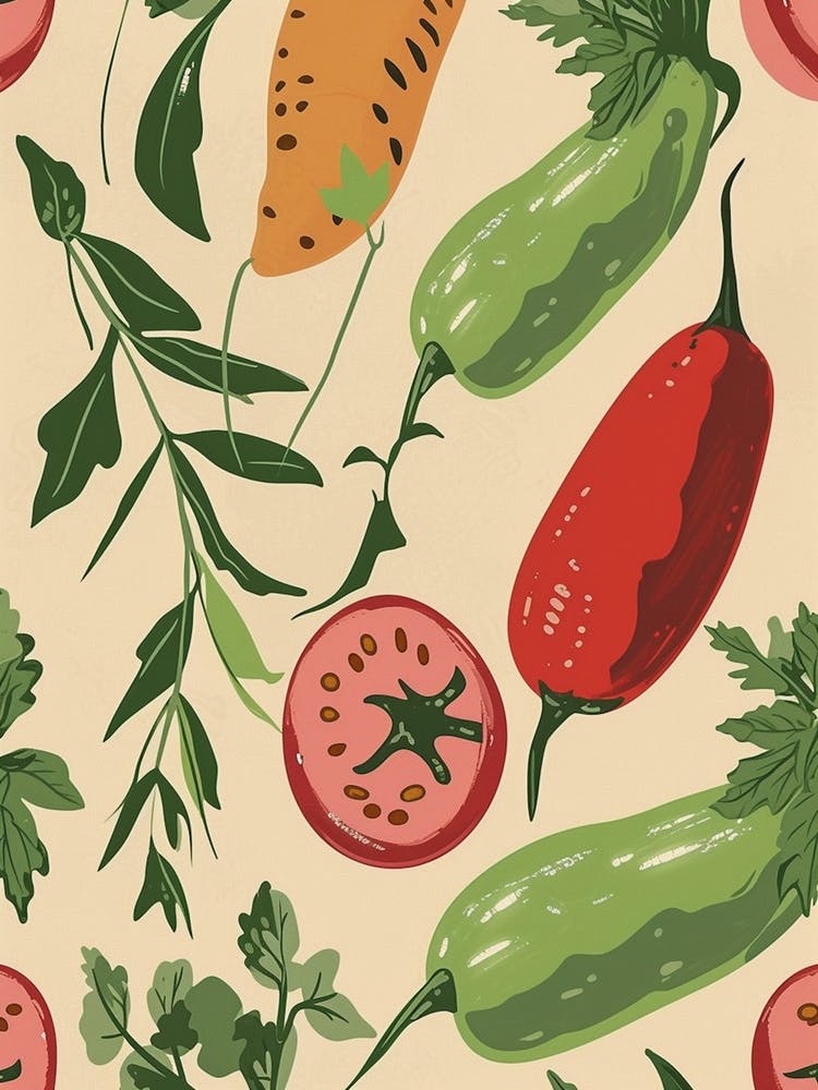 Vegetable Selection Pattern 2