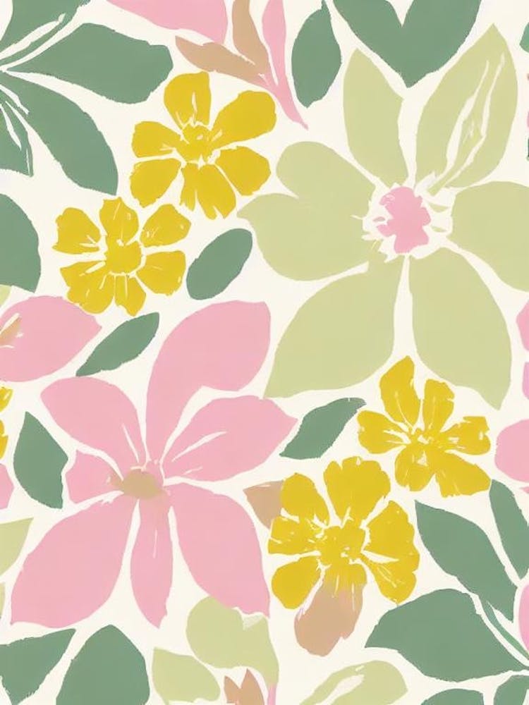 Snapdragons Pastel Floral 2 Flower