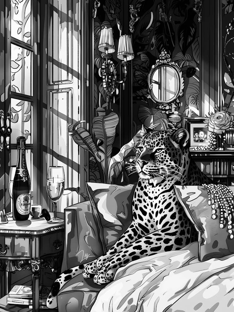 Léopard dans la chambre 1