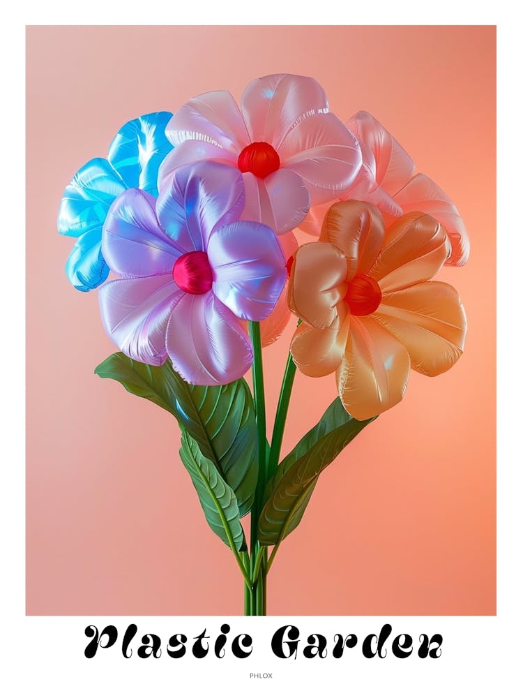 Dreamy Inflatable Flowers Poster Phlox 2