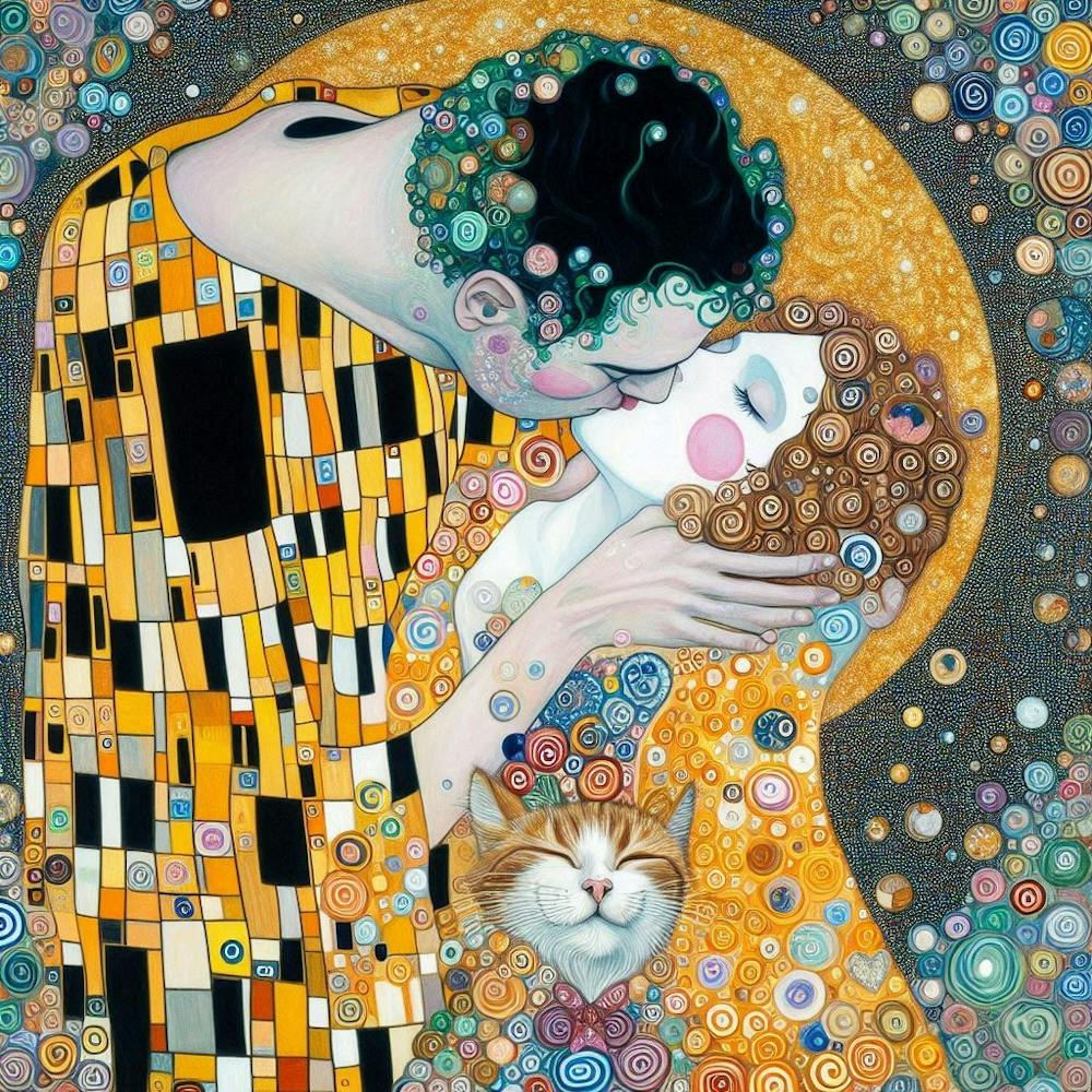 Kiss By Gustav Klimt