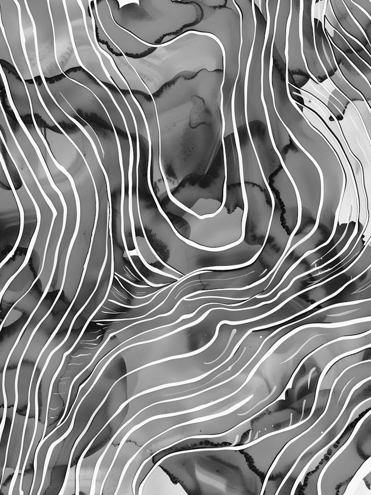 Abstract Black And White Pattern 3