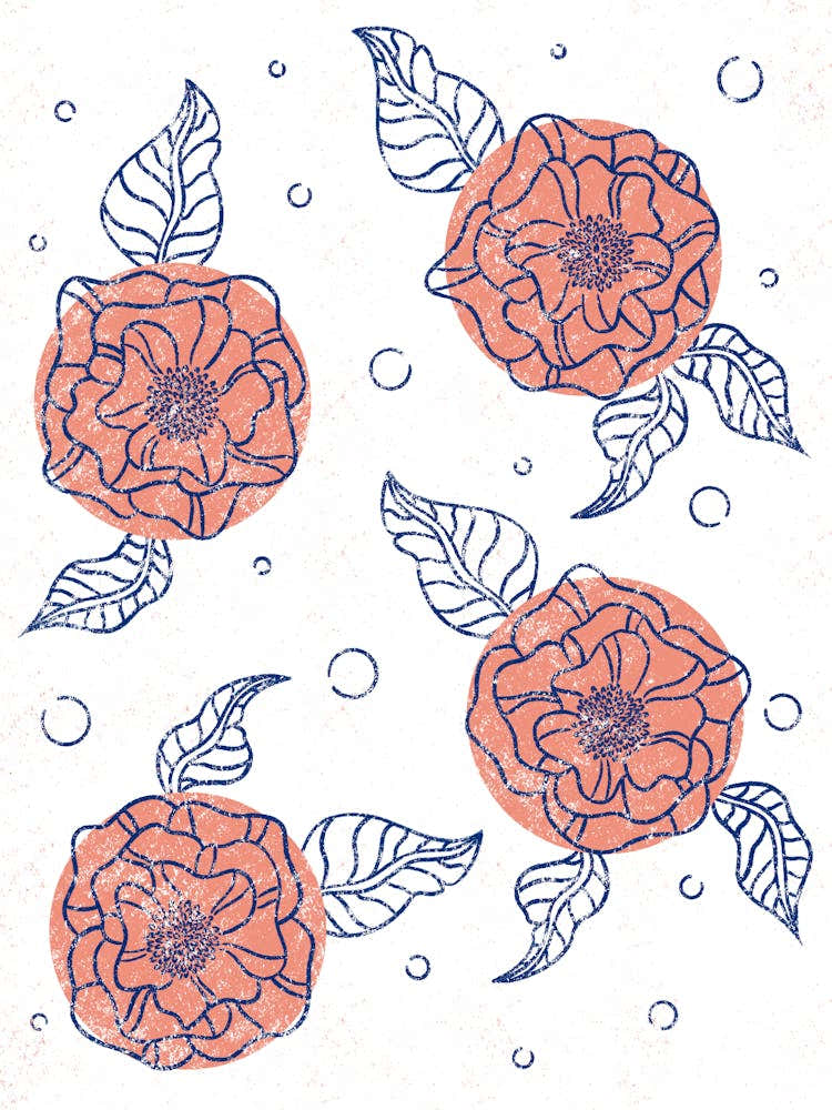Sketchy Floral Pattern 2