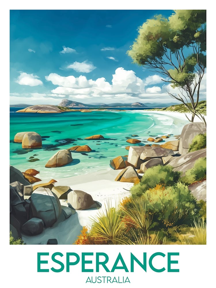 Reiseplakat Esperance