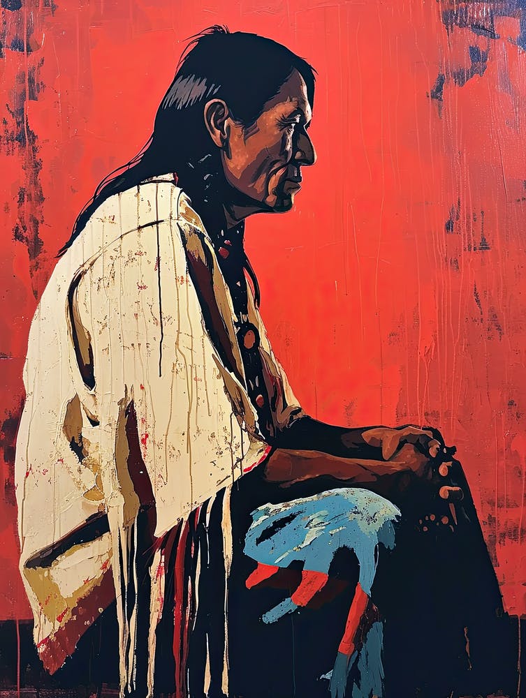 Yakama Yin And Yang; A Minimalist Vision ! Native American Art