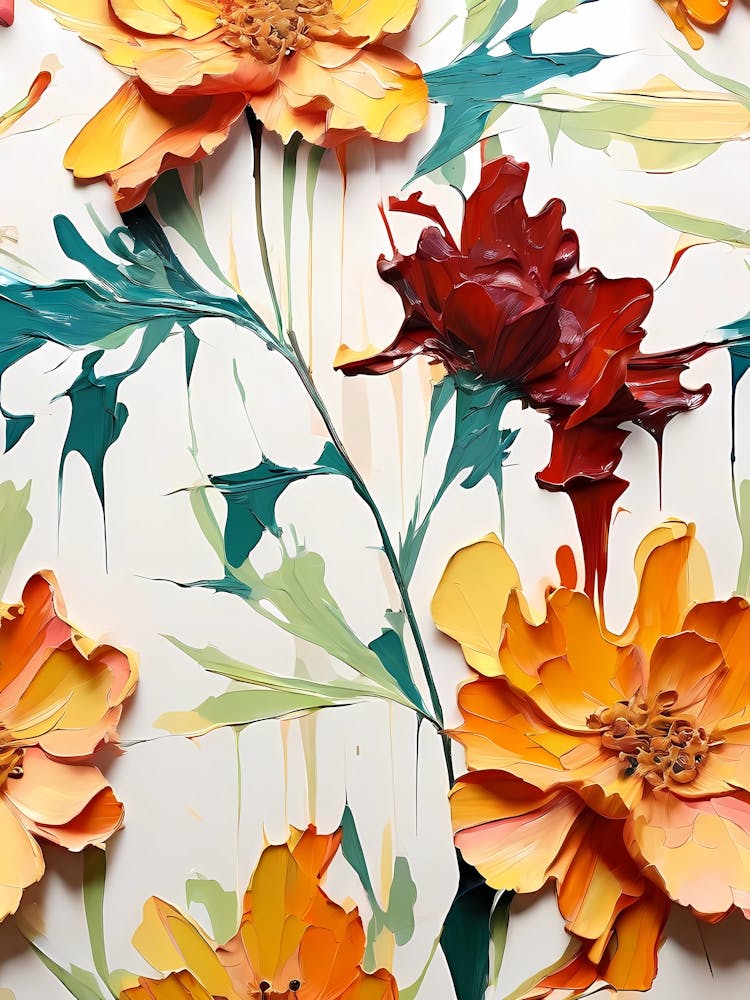 Flowers On A Wall 1