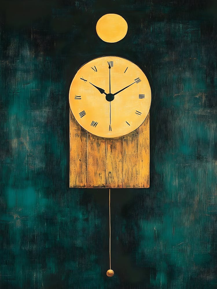 Clock Canvas Print