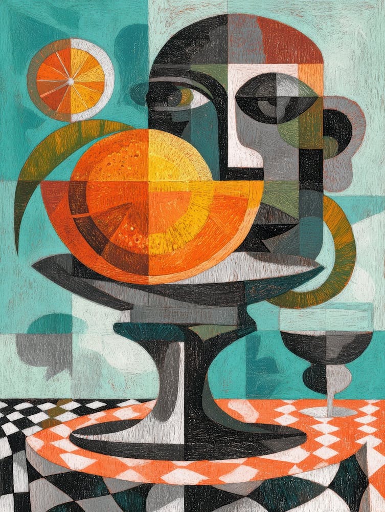 Oranges On A Plate