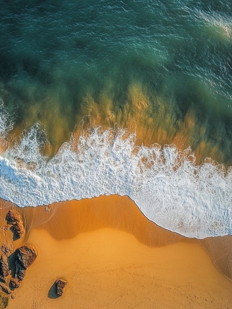 Vue Aérienne de la Plage 1