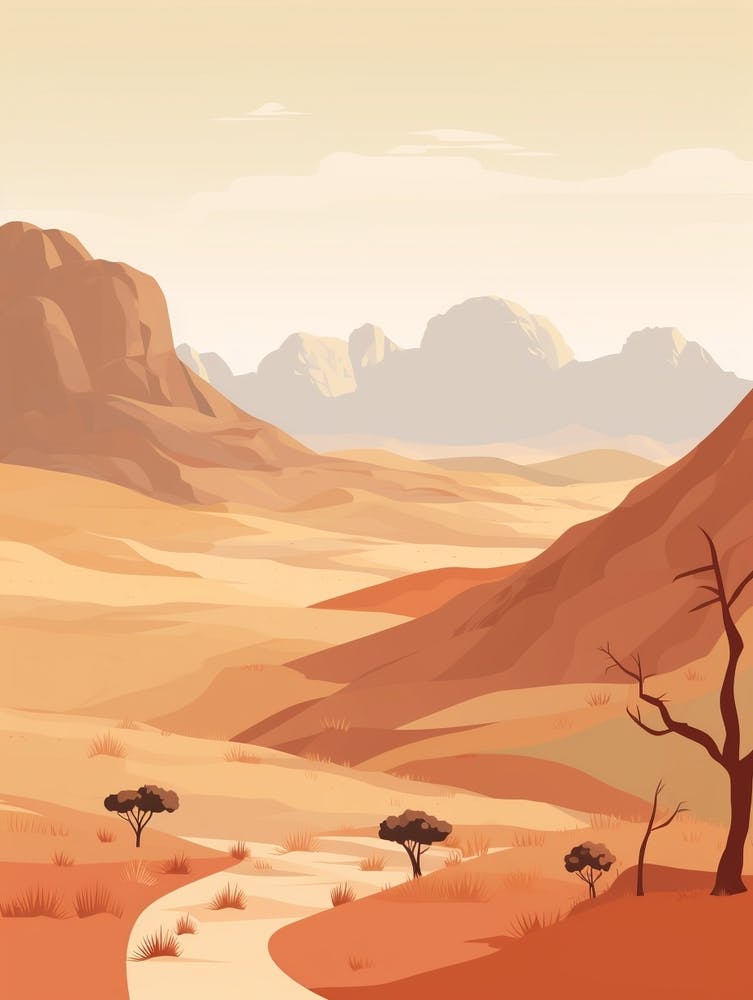 Larapinta Trail Australia 1 Hiking Trail Landscape