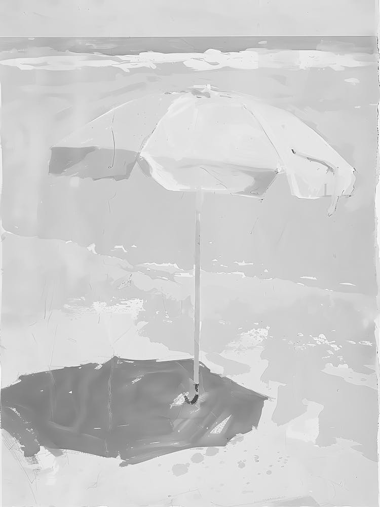 Umbrella On The Beach 1