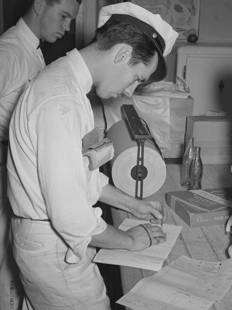 Salesman Delivery Man Who Calls At The Grocery Store Of The Casa Grande Valley Farms, Pinal County, Arizona By Russ