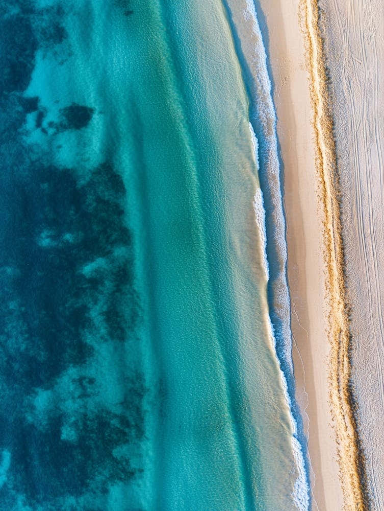 Aerial View Of A Beach 33