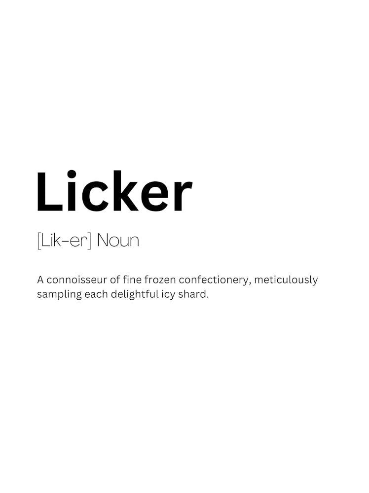 Licker Definition Bedeutung