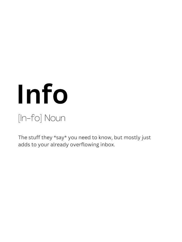 Info Definition Meaning