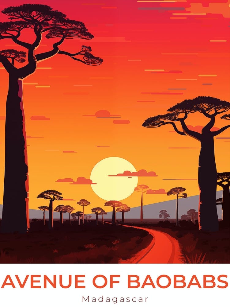 Madagascar Avenue Of Baobabs Travel