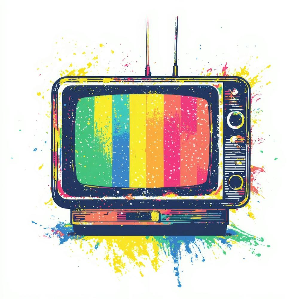 Design Pop Culture Inspired Retro Tv Wit