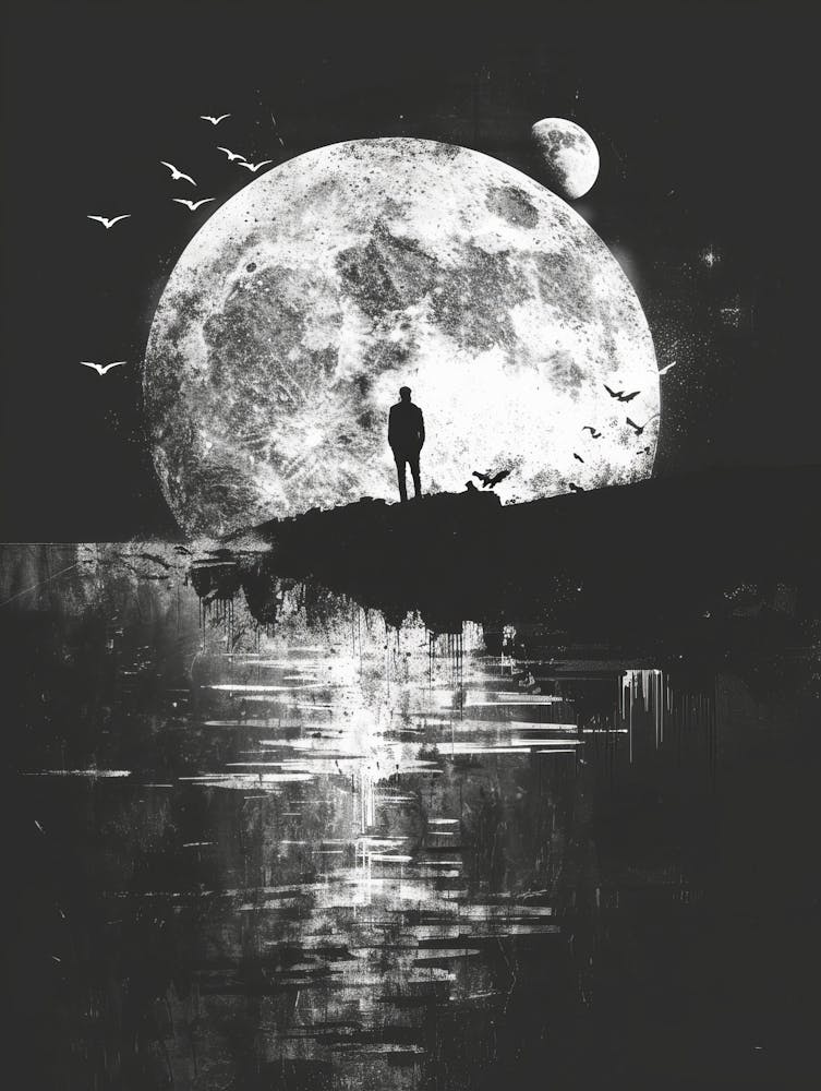 Moon painting 1