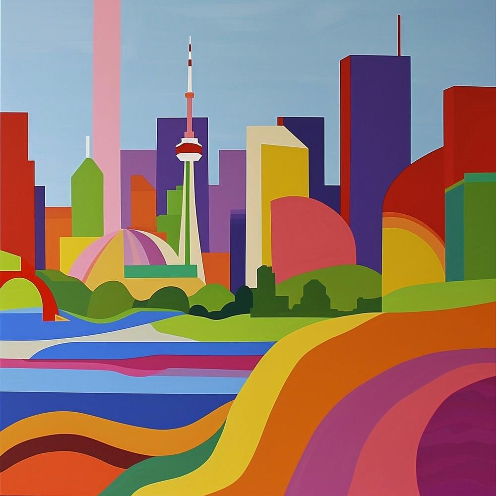 Abstract Travel Collection Toronto Canada 7